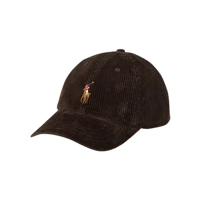 Pre-owned Polo Ralph Lauren Corduroy Classic Sport Cap 'madison Brown' | Men's Size Onesize