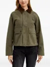 Polo Ralph Lauren Corduroy-collar Field Jacket In Green
