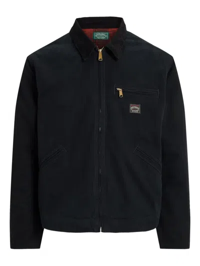 Polo Ralph Lauren Corduroy-collar Jacket In Blue