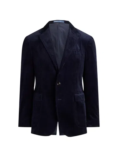 Polo Ralph Lauren Corduroy Cotton Blazer In Blue
