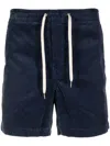 Polo Ralph Lauren Drawstring-waist Corduroy Shorts In Blau