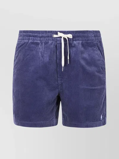 POLO RALPH LAUREN CORDUROY DRAWSTRING SHORTS BACK POCKETS
