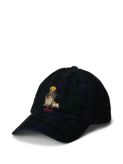 Polo Ralph Lauren Kids' Corduroy Embroidered-logo Baseball Cap In Black