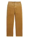 Polo Ralph Lauren Corduroy Flat-front Chinos In Brown