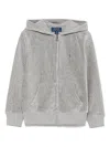 Polo Ralph Lauren Corduroy Hoodie In Grey