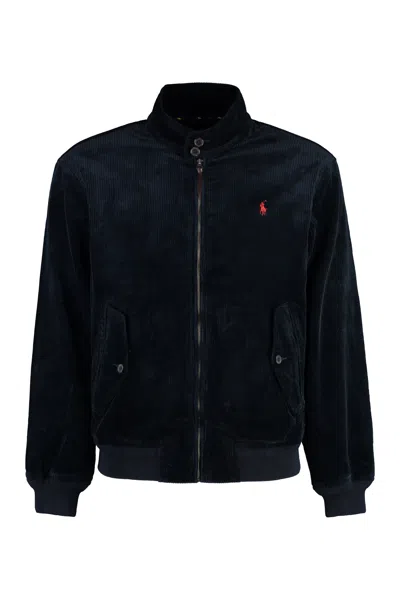 Polo Ralph Lauren Corduroy Jacket In Black