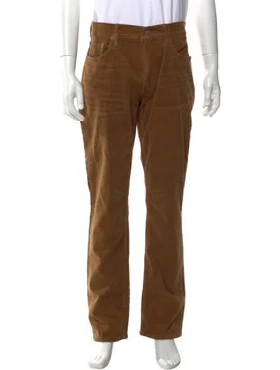 Pre-owned Polo Ralph Lauren Corduroy Pants In Brown