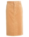 Polo Ralph Lauren Cotton Corduroy Pencil Skirt In Beige