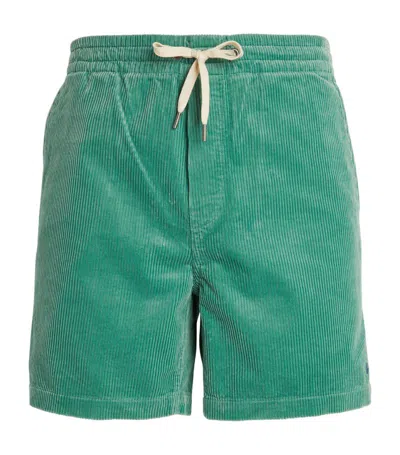 Polo Ralph Lauren Corduroy Prepster Shorts In Green