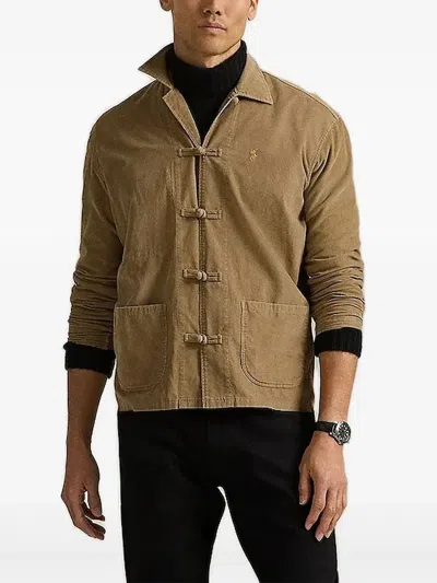 Polo Ralph Lauren Corduroy Shirt In Brown