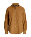 Polo Ralph Lauren Cotton Shirt In Brown