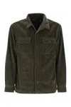 Polo Ralph Lauren Corduroy Shirt Jacket In Green