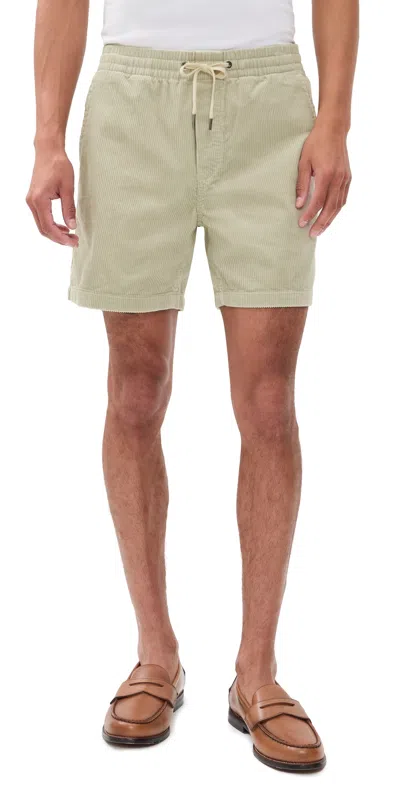 Polo Ralph Lauren Corduroy Shorts Khaki Stone In Green