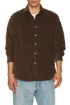 Polo Ralph Lauren Long Sleeve Sport Shirt In Brown