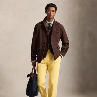 Polo Ralph Lauren Corduroy Suit Trouser In Chrome Yellow