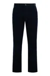Polo Ralph Lauren Easy Pant Pleated 8w Corduroy Clothing In Blue