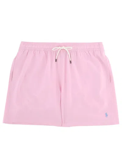 Polo Ralph Lauren Costume Da Bagno Con Logo In Pink
