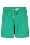 Polo Ralph Lauren 5.75-inch Traveler Classic Swim Trunk Man Swim Trunks Green Size Xxl Recycled Poly In Green