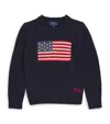 Polo Ralph Lauren Flag Cn Swtr Tops Sweater In Navy