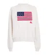 POLO RALPH LAUREN COTTON AMERICAN FLAG SWEATSHIRT
