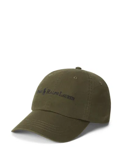 Polo Ralph Lauren Cotton Baseball Cap In Green