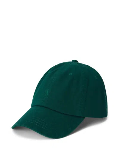 Polo Ralph Lauren Cotton Baseball Cap In Green