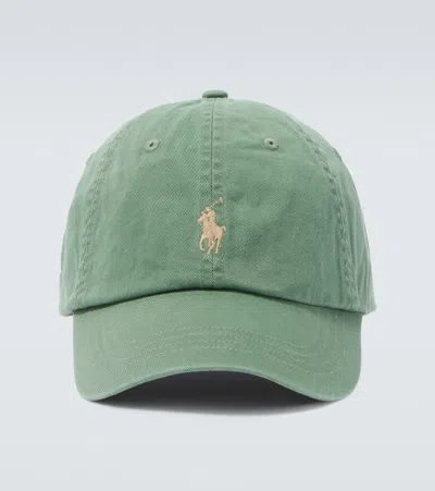 Polo Ralph Lauren Cotton Baseball Cap In Green