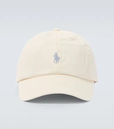 Polo Ralph Lauren Cotton Baseball Cap In White