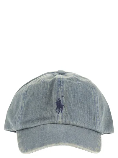Polo Ralph Lauren Cotton Baseball Cap With Denim Effect Finish