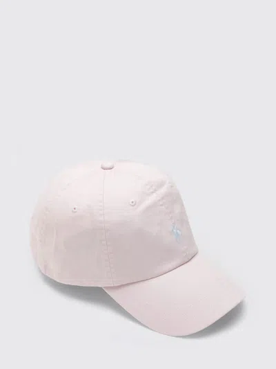 Polo Ralph Lauren Cotton Baseball Cap With Embroidered Logo In Pink