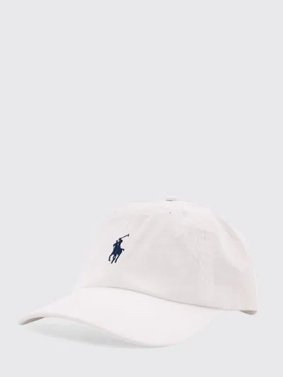 Polo Ralph Lauren Cotton Baseball Cap With Embroidered Logo In White