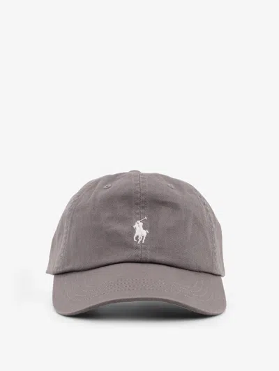 Polo Ralph Lauren Cotton Baseball Hat In Gray
