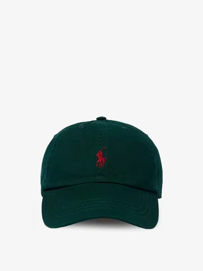 Polo Ralph Lauren Cotton Baseball Hat In Green