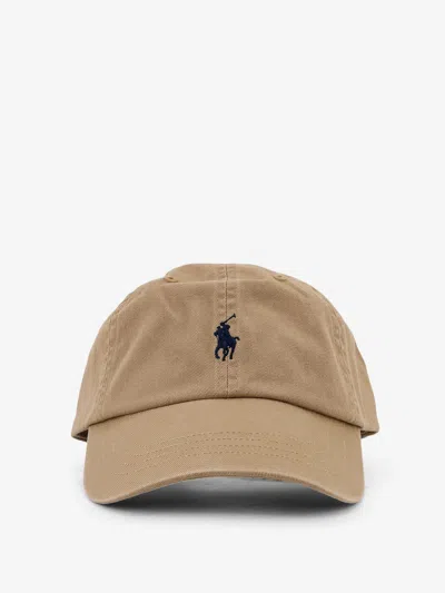 Polo Ralph Lauren Cotton Baseball Hat In Sand