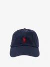 Polo Ralph Lauren Blue Baseball Cap With Logo Embroidery In Cotton Man In Blue