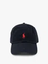 Polo Ralph Lauren Black Baseball Cap With Logo Embroidery In Cotton Man In Multi