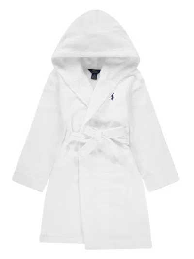 Polo Ralph Lauren Cotton Bath Robe In White
