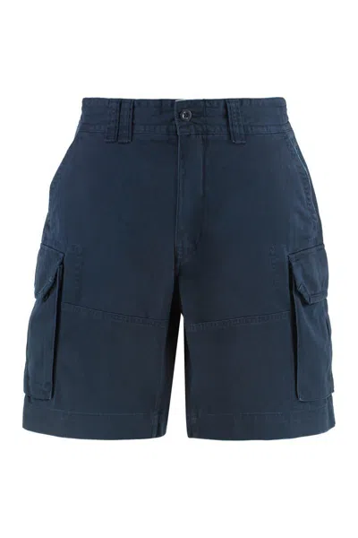 Polo Ralph Lauren Cotton Bermuda Shorts In Blue