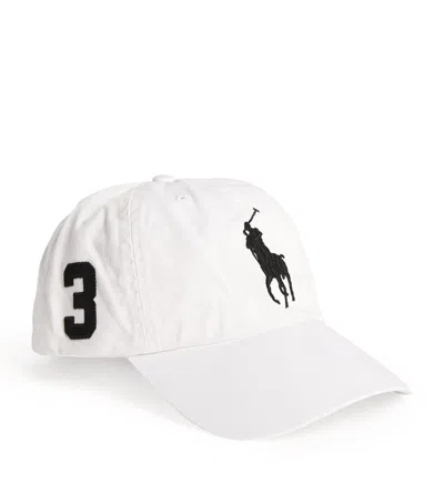 Polo Ralph Lauren Cotton Big Polo Pony Baseball Cap In White