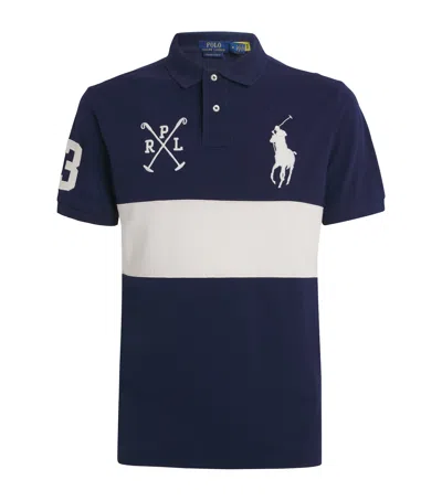 Polo Ralph Lauren Cotton Big Polo Pony Polo Shirt In Blue