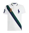 Polo Ralph Lauren Diagonal-stripe Embroidered-logo Polo Shirt In White