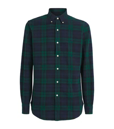 Polo Ralph Lauren Cotton Black Watch Tartan Shirt In Multi