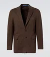 Polo Ralph Lauren Cotton Blazer In Brown