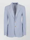 Polo Ralph Lauren Tailored Cotton Blazer With Subtle Striped Pattern