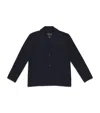 Polo Ralph Lauren Cotton Blazer-style Cardigan In Navy