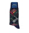Polo Ralph Lauren Cotton-blend Argyle Socks In Multi