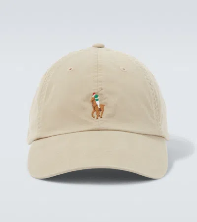 Polo Ralph Lauren Cotton-blend Baseball Cap In Neutral