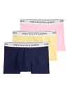 Polo Ralph Lauren Cotton-blend Boxers (pack Of Three) In Multi