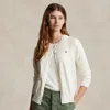 Polo Ralph Lauren Cotton-blend Cardigan In Burgundy