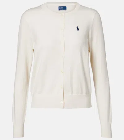 Polo Ralph Lauren Cotton-blend Cardigan In White